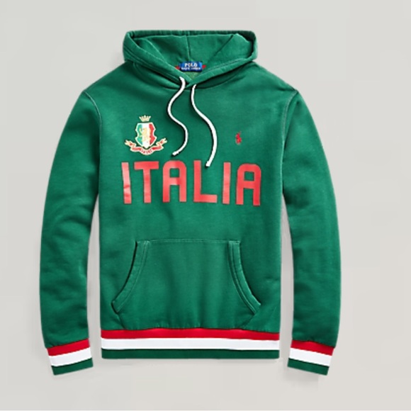 Polo Ralph Lauren Other - Polo Ralph Lauren Women’s Big Pony Fleece Hoodie Blue Size L